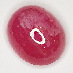 10.55ct Rubin cabochon oval 12.9x10.8mm