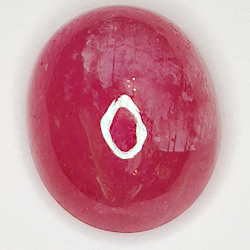 10.55ct Rubin cabochon oval 12.9x10.8mm