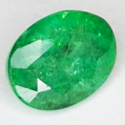 1.27ct Smeraldo taglio ovale 7.6x5.9mm