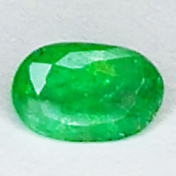 0.45ct Smaragd ovalschliff 6.0x3.9mm