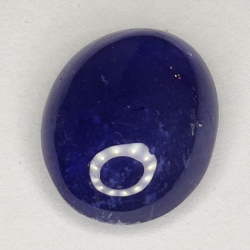 5.24ct Zaffiro Blu cabochon ovale 11.7x9.1mm