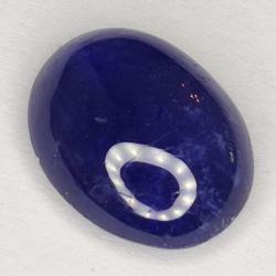 5.24ct Blauer Saphir cabochon oval 11.7x9.1mm