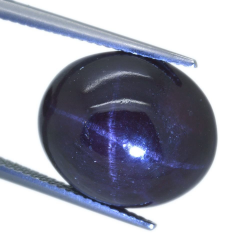 24,10ct.Star Garnet Cabochon Oval Cut