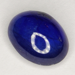 6.35ct Blue Sapphire cabochon oval 11.8x9.3mm