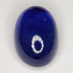 6.36ct Bleu Saphir cabochon ovale 12.0x8.3mm