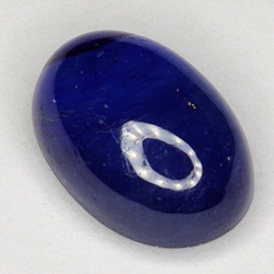 6.36ct Bleu Saphir cabochon ovale 12.0x8.3mm