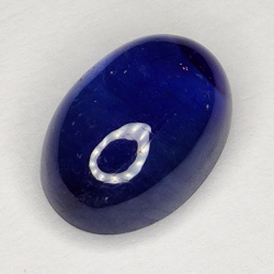 6.36ct Bleu Saphir cabochon ovale 12.0x8.3mm