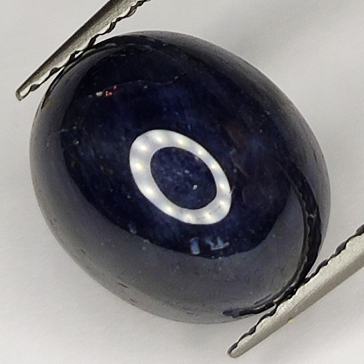 6.00ct Zaffiro Blu cabochon ovale 10.2x8.4mm