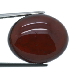 28,63ct.Hessonite Garnet Oval Cabochon Cut