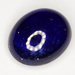 4.20ct Zaffiro Blu cabochon ovale 9.9x8.1mm