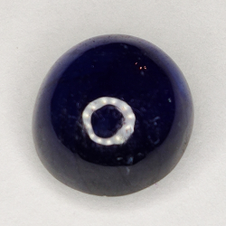 7.66ct Blauer Saphir cabochon oval 10.4x9.8mm