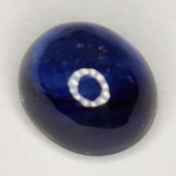 4.96ct Bleu Saphir cabochon ovale 9.5x8.2mm