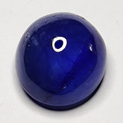 5.72ct Blue Sapphire cabochon oval 10.5x9.1mm