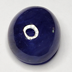 8.10ct Bleu Saphir cabochon ovale 11.8x9.9mm