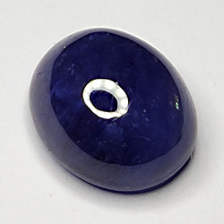 8.10ct Bleu Saphir cabochon ovale 11.8x9.9mm