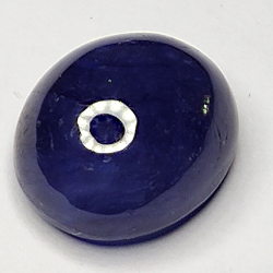 8.10ct Blauer Saphir cabochon oval 11.8x9.9mm