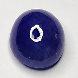 8.90ct Bleu Saphir cabochon ovale 12.2x10.7mm