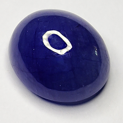 8.90ct Blue Sapphire cabochon oval 12.2x10.7mm