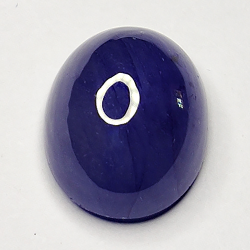 7.28ct Blauer Saphir cabochon oval 11.9x9.5mm