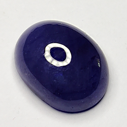 6.06ct Blauer Saphir cabochon oval 11.8x9.2mm