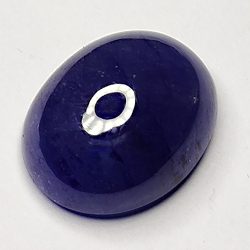 6.06ct Bleu Saphir cabochon ovale 11.8x9.2mm