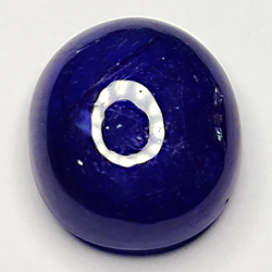 6.64ct Blue Sapphire cabochon oval 11.2x9.8mm