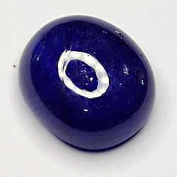 6.64ct Blauer Saphir cabochon oval 11.2x9.8mm