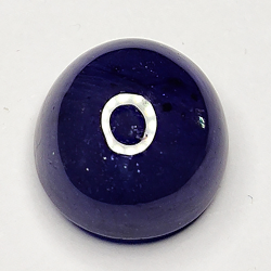 7.84ct Bleu Saphir cabochon ovale 11.1x10.4mm