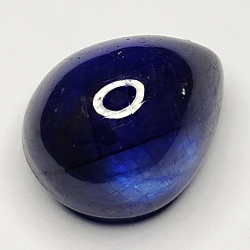 7.86ct Blue Sapphire cabochon pear 11.9x9.0mm