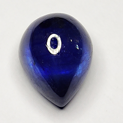 7.86ct Saphir Bleu cabochon poire 11.9x9.0mm