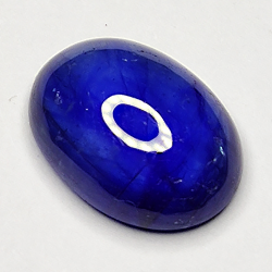 3.83ct Zaffiro Blu cabochon ovale 11.0x8.1mm