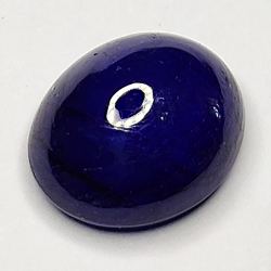 3.37ct Blauer Saphir cabochon oval 9.3x7.9mm