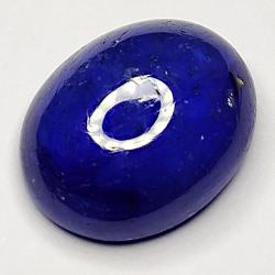 6.12ct Blauer Saphir cabochon oval 11.8x9.4mm