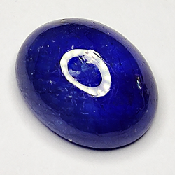 6.12ct Blauer Saphir cabochon oval 11.8x9.4mm