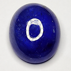 6.12ct Bleu Saphir cabochon ovale 11.8x9.4mm