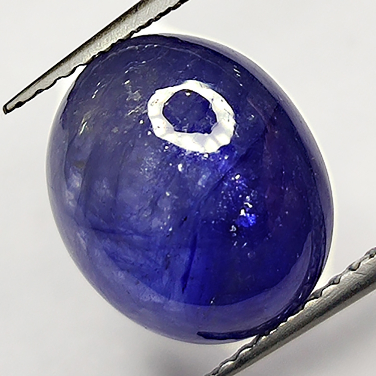 6.89ct Zaffiro Blu cabochon ovale 11.9x10.1mm