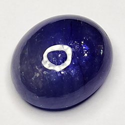 6.89ct Blauer Saphir cabochon oval 11.9x10.1mm