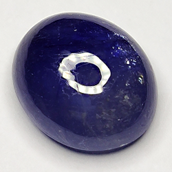 6.89ct Blauer Saphir cabochon oval 11.9x10.1mm