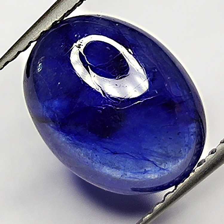 4.44ct Blue Sapphire cabochon oval 11.0x8.5mm