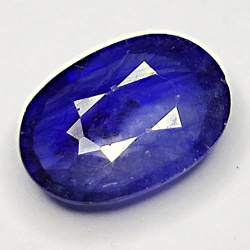 2.06ct Blue Sapphire oval cut 9.6x6.8mm