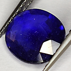 2.16ct Blauer Saphir Ovalschliff 8.6x7.7mm