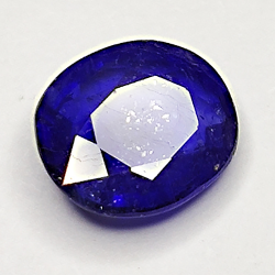 2.16ct Blue Sapphire oval cut 8.6x7.7mm