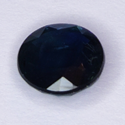 0.89ct Zafiro Azul talla redonda 5.7x5.7mm