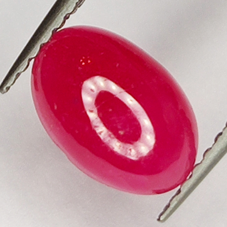 2.04ct Ruby Star cabochon oval 8.7x6.0mm