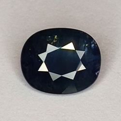 1.09ct Zaffiro Blu taglio ovale 6.6x5.5mm