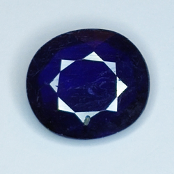 10.14ct Blauer Saphir Ovalschliff 14.5x13.0mm