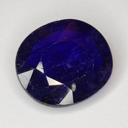 10.14ct Blauer Saphir Ovalschliff 14.5x13.0mm