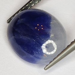 4.70ct Zaffiro Blu cabochon ovale 12.0x9.1mm