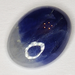 4.70ct Blue Sapphire cabochon oval 12.0x9.1mm