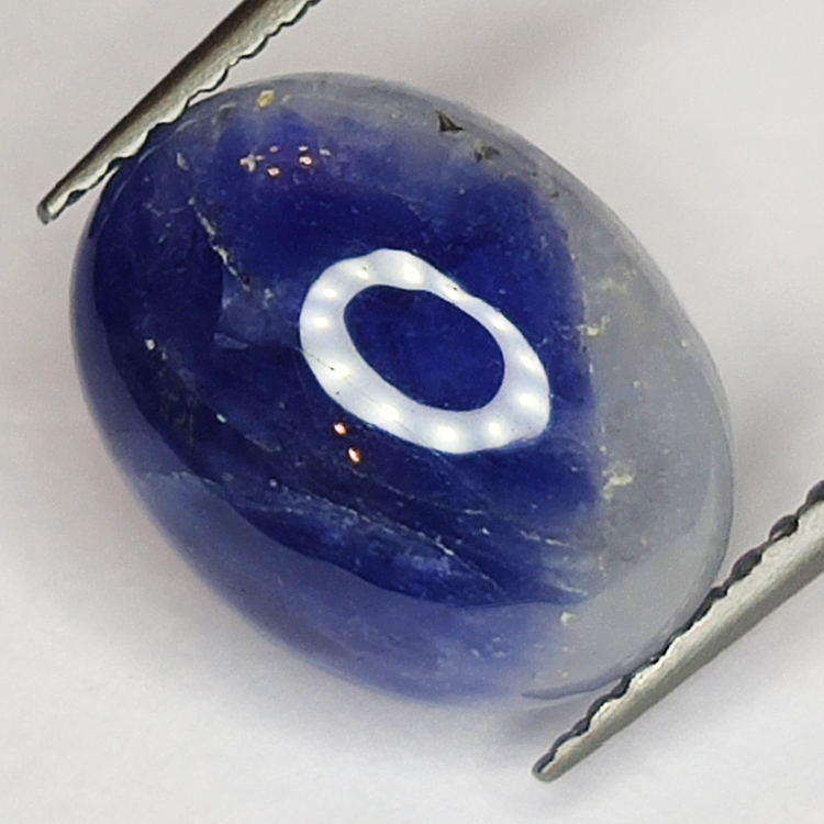 4.70ct Blue Sapphire cabochon oval 12.0x9.1mm